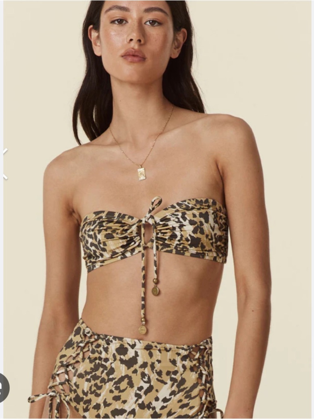 Spell and the gypsy collective belle mare leopard print bikini size S - Picture 8 of 11